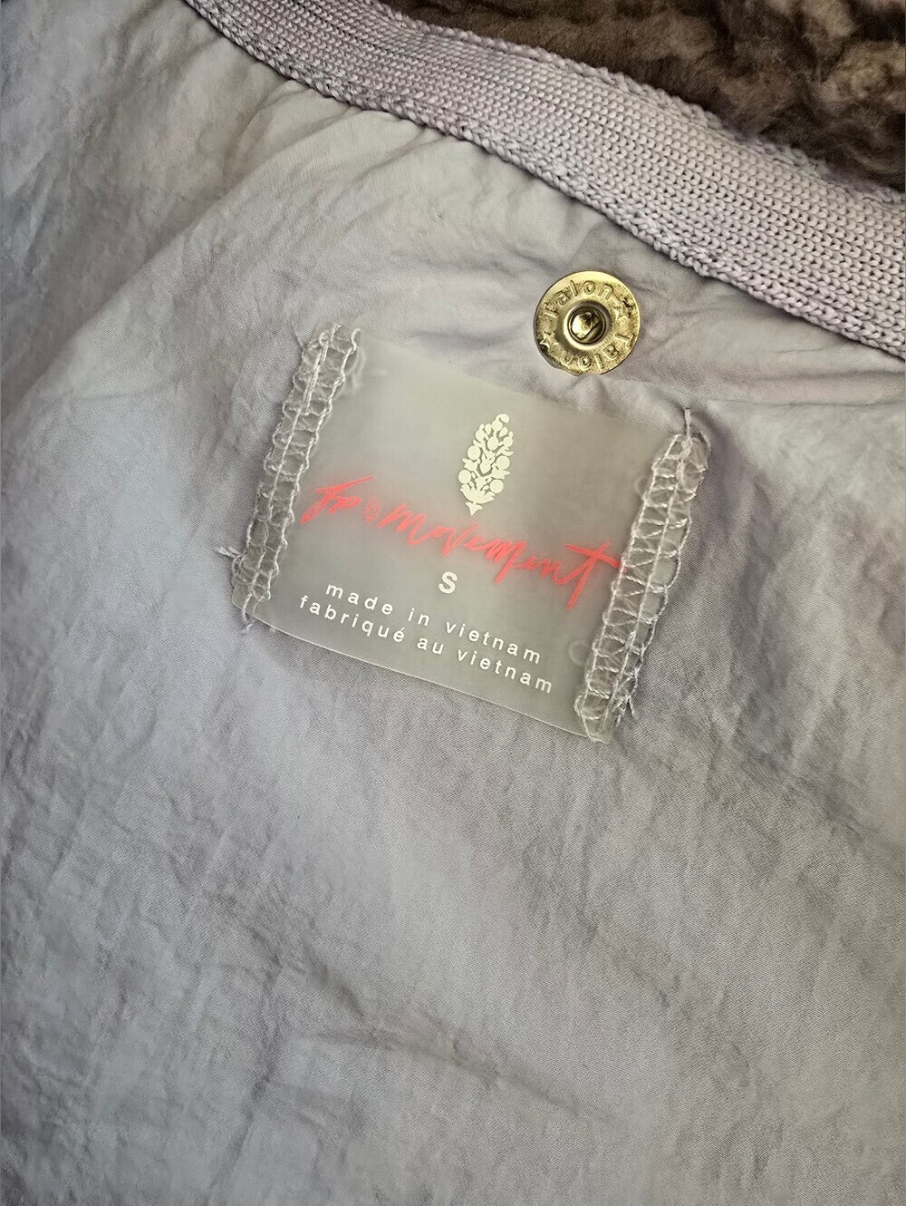 Free People Movement Avendure Waits Fleece Vest Sz S - Picture 5 of 8